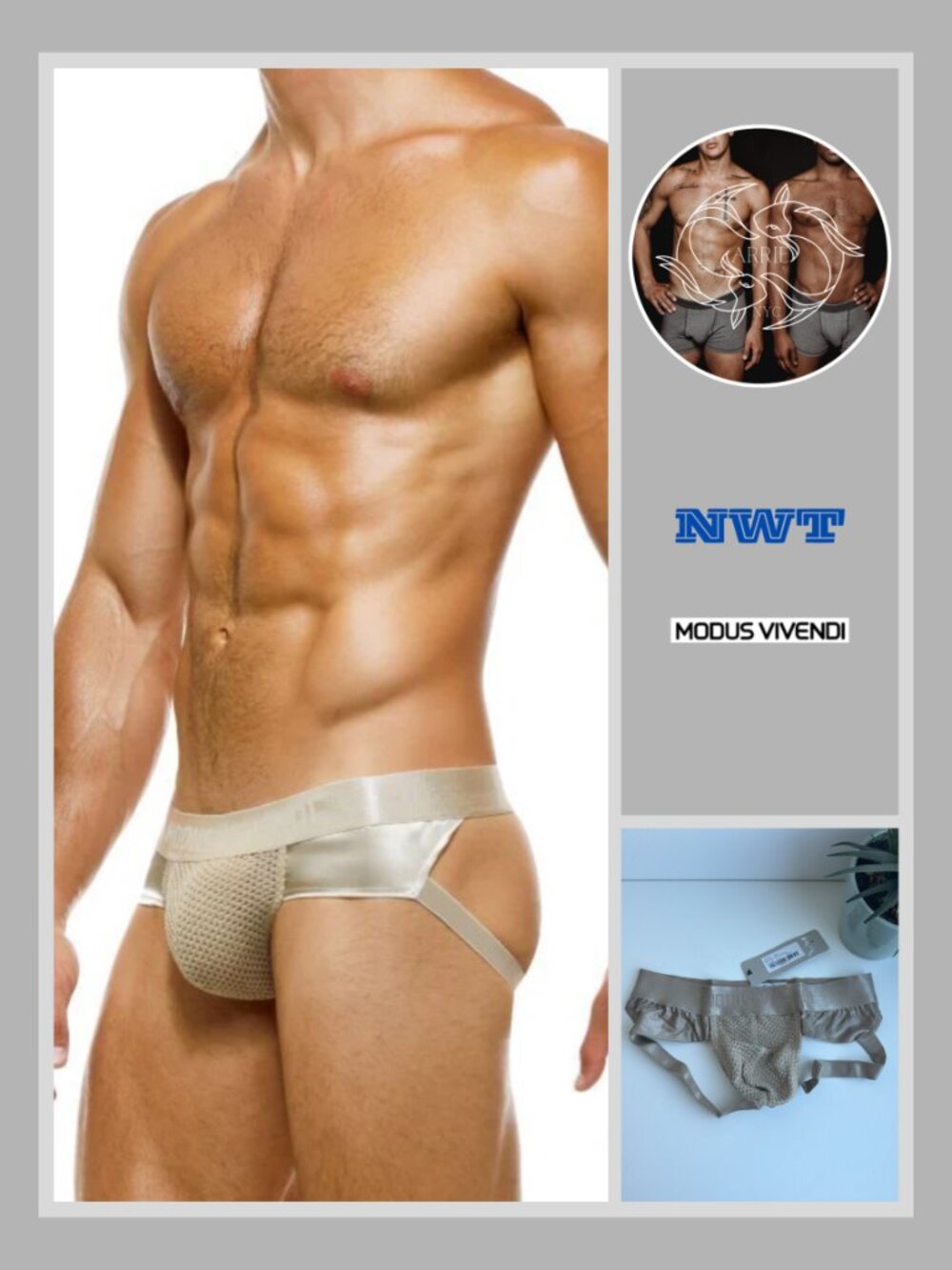 Modus Vivendi - Host Knitted Jockstrap - Ivory (M)